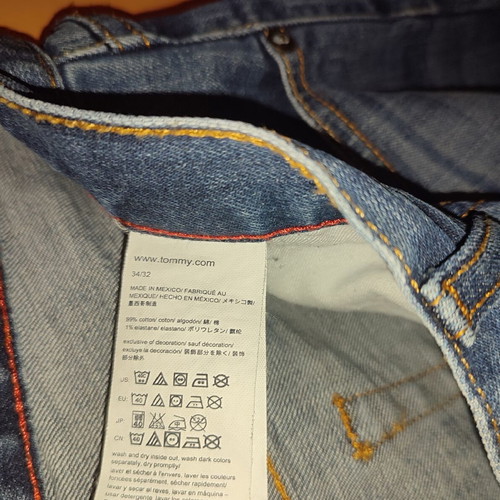 Tommy Hilfiger men's jeans used, blue, slim fit