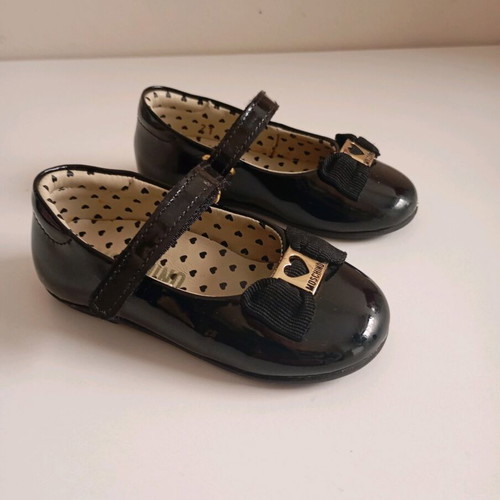 Moschino baby ballerina shoes used size 21