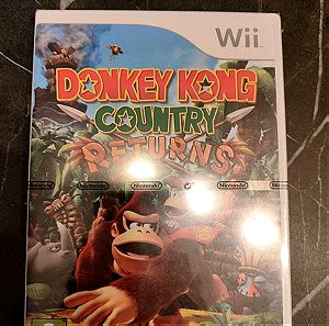 DONKEY KONG COUNTRY RETURNS NINTENDO WII FACTORY SEALED GAME