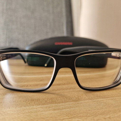 Carrera glasses for vision like new, black frame usable for sun