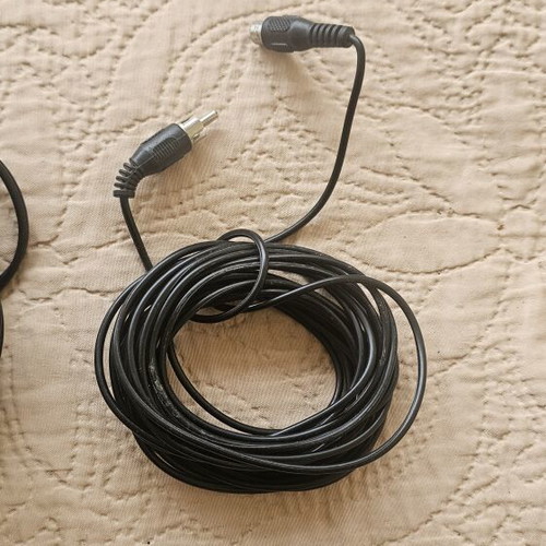 Audio cables set used, various types