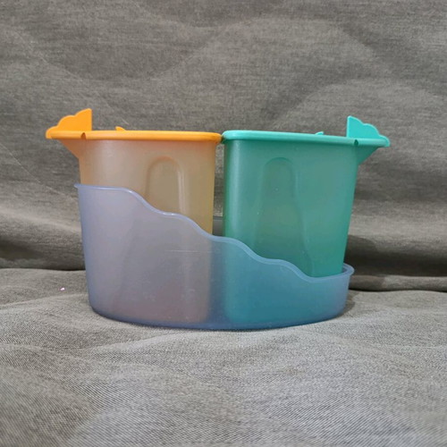 Σετ Tupperware ζαχαριέρα και γαλατιέρα σε άριστη κατάσταση