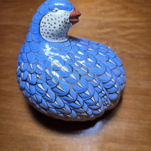 Satsuma Kutani Ceramic Bird Japanese Handpainted Porcelain Decoration