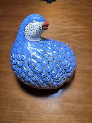 Satsuma Kutani Ceramic Bird Japanese Handpainted Porcelain Decoration