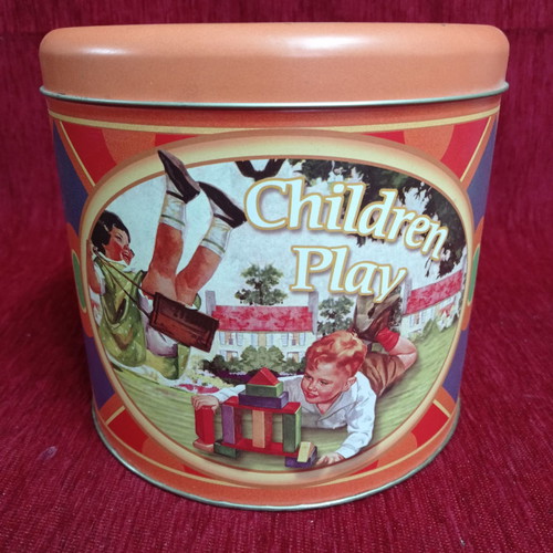 Christmas metal box used