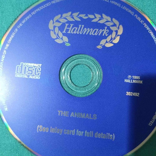 The Animals Hallmark CD like new