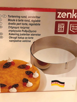 Zenker Adjustable Stainless Steel Cake Ring new