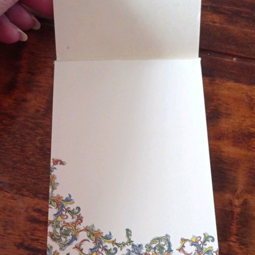Stationery set and notebooks with Florentine design new