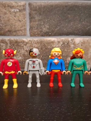 Σετ φιγούρες DC Heroes Playmobil Kinder Surprise