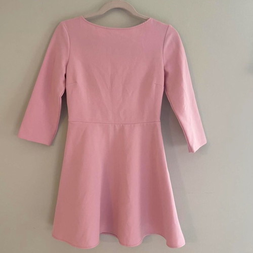 Zara pink dress used small with special back bows open back
