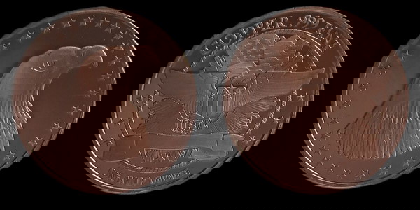 1 oz ,999 Χάλκινο Νόμισμα Eagle Head