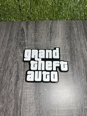 Grand Theft Auto διακοσμητικό logo 3D print καινούργιο