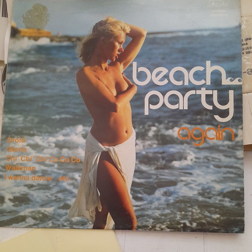 Beach Party Again vinyl record used, foreign music