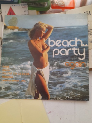 Beach Party Again vinyl record used, foreign music