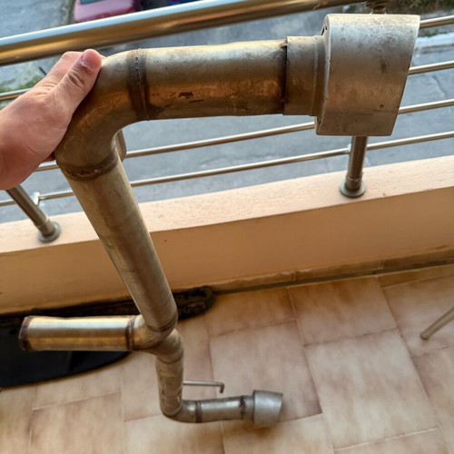 Exhaust tips and middle silencer used for Golf 6 GTI