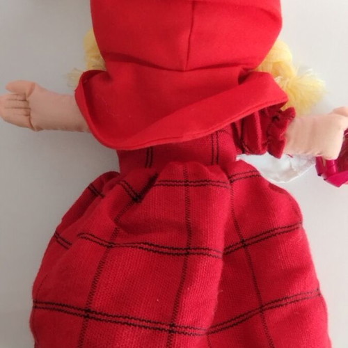 Puppet doll Little Red Riding Hood used