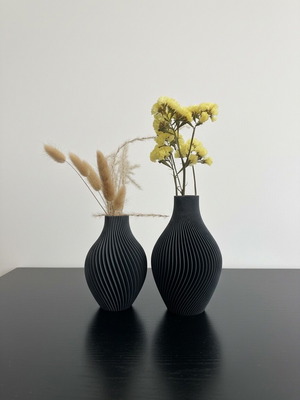 Διακοσμητικά Βάζα 3D Printed καινούργια, minimal design, 2τμχ