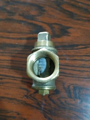 Brass water valve old type, 2 pieces 1/2, new