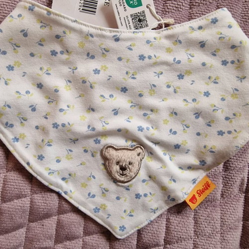Steiff Baby Bandana bib set 2 pieces new, up to 6 months