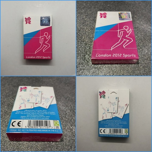 London 2012 Sports Official Commemorative Playing Cards new