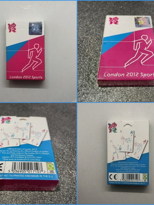 London 2012 Sports Official Commemorative Playing Cards new