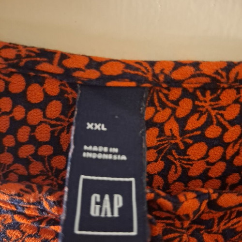 Gap blouse XXL, red, breathable and comfortable
