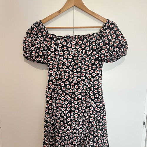 Zara mini floral dress size Small used