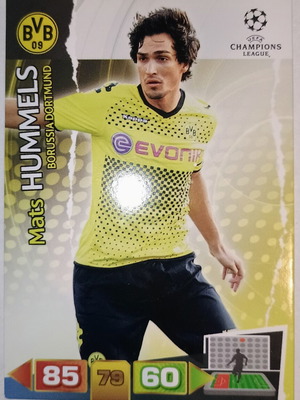 Mats Hummels Borussia Dortmund collectible card used