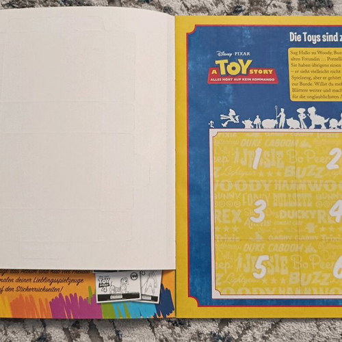 Panini Toy Story 4 2019 album new, German edition