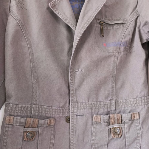 Splendid denim jacket 100% cotton khaki like new, size S