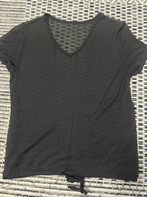 Sheer top black size M used