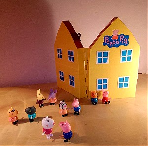 Peppa Pig Family House & 10 Φιγούρες (F2167)