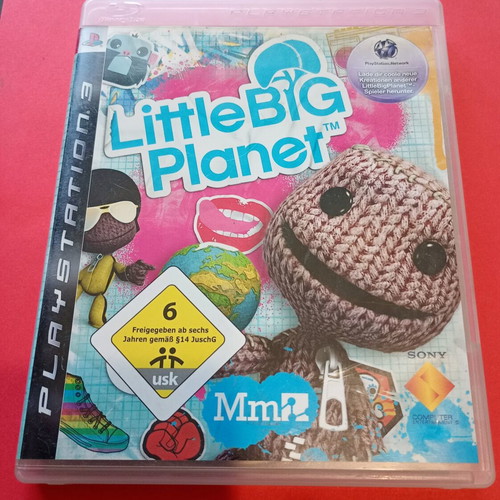 LittleBigPlanet PS3 puzzle game used, complete in box