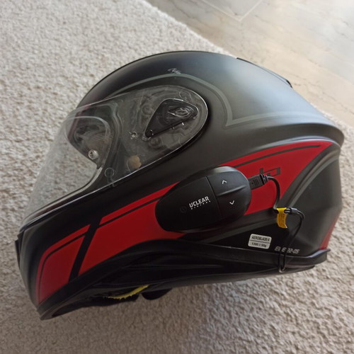 Kabuto Motorcycle Helmet L 58-59 with Intercom like new