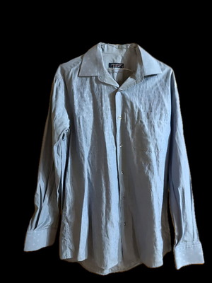Exclusive Collection men's shirt size M light blue with small pattern like new