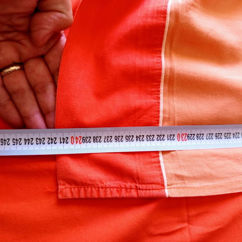 Cotton bed sheets set used, pack of 2, orange shades
