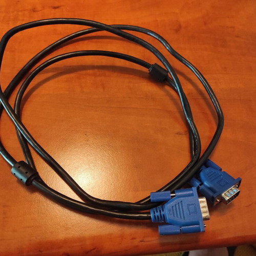 VGA cable male to male black like new