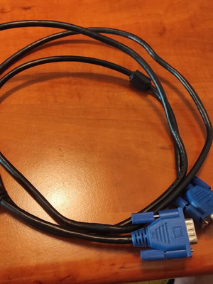 VGA cable male to male black like new
