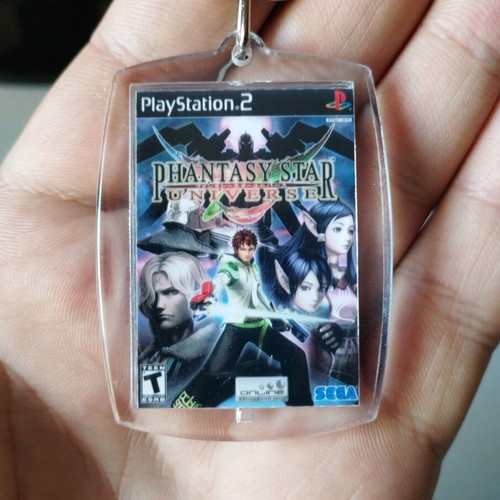 Phantasy Star Universe PS2 keychain