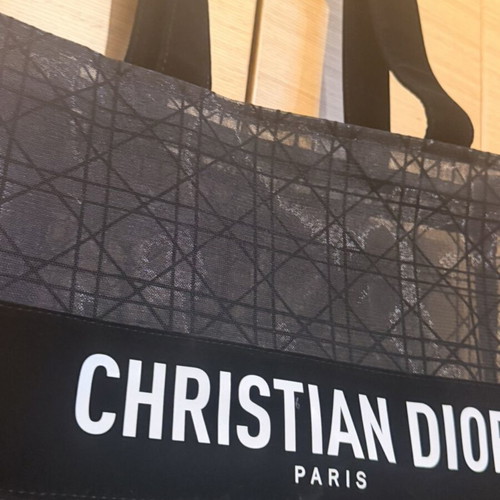 Dior Beauty toiletry bag new, black with Cannage mesh