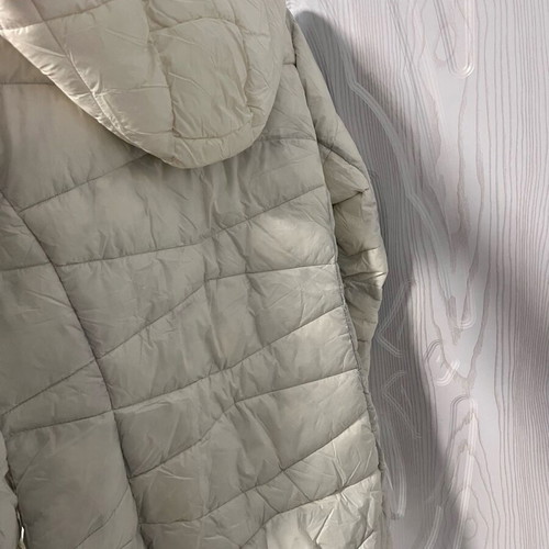 DKNY long jacket new, white, size L