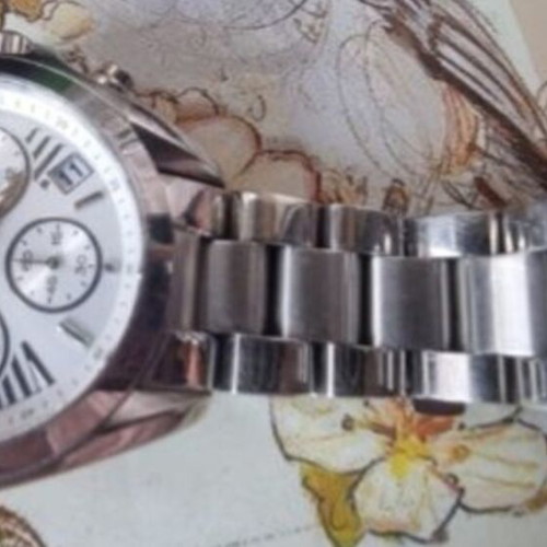 Michael Kors MK6174 unisex watch used, silver