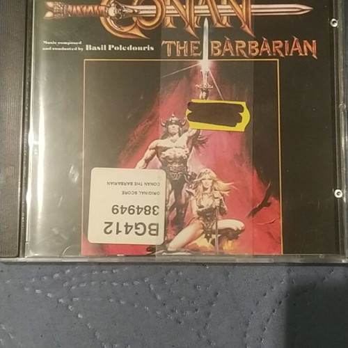 Conan the Barbarian original soundtrack CD by Vasilis Polydouris, 1992