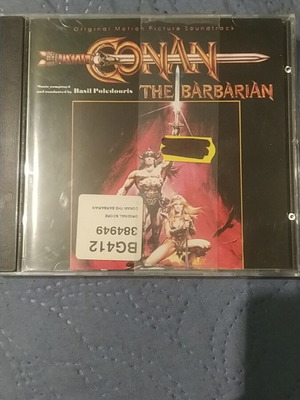 Conan the Barbarian original soundtrack CD by Vasilis Polydouris, 1992
