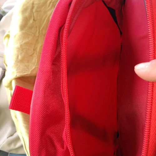 Red backpack new