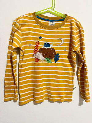 Frugi μακρυμάνικη μπλούζα μεταχειρισμένη, κίτρινη, 5-6 ετών