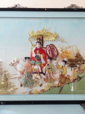 Diorama in Chinese style frame used
