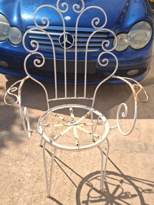 Wrought iron chair