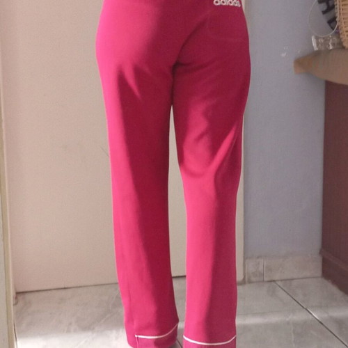 Adidas tracksuit used, burgundy, size M