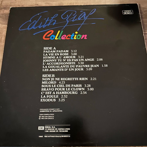 Edith Piaf vinyl used, classical music